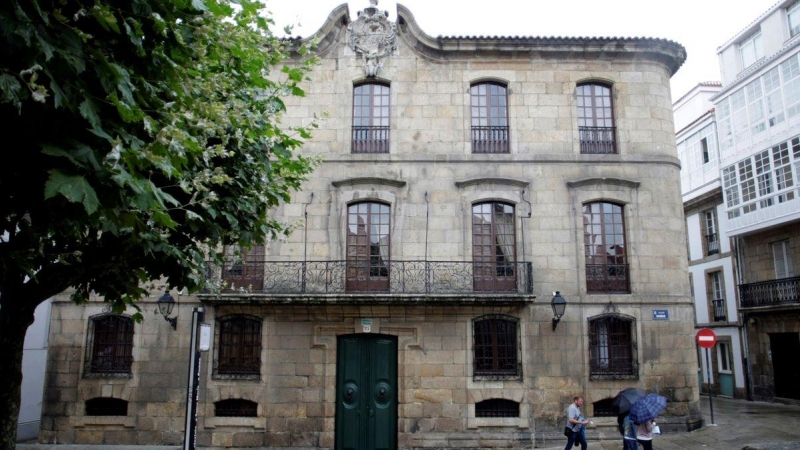Fachada de la Casa Cornide, situada en la Ciudad Vieja de A Coruña.