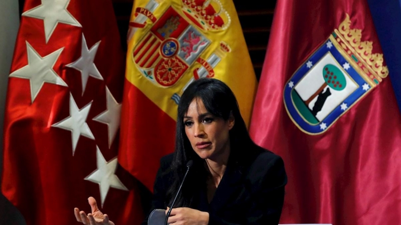 Begoña Villacís, en la Junta de Gobierno del Ayuntamiento de Madrid.