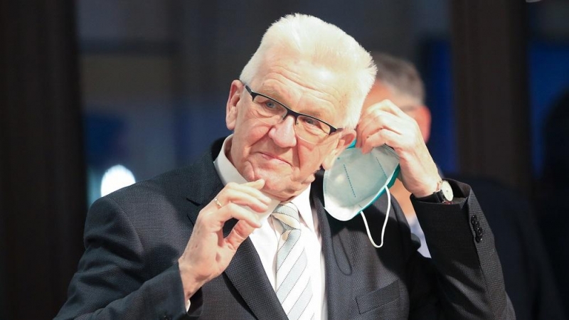 El candidato de los verdes en las regionales de Alemania, Winfried Kretschmann.