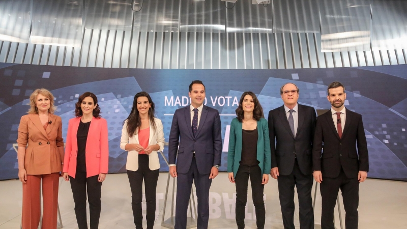 Debate de los candidatos a presidir la Comunidad de Madrid las pasadas elecciones