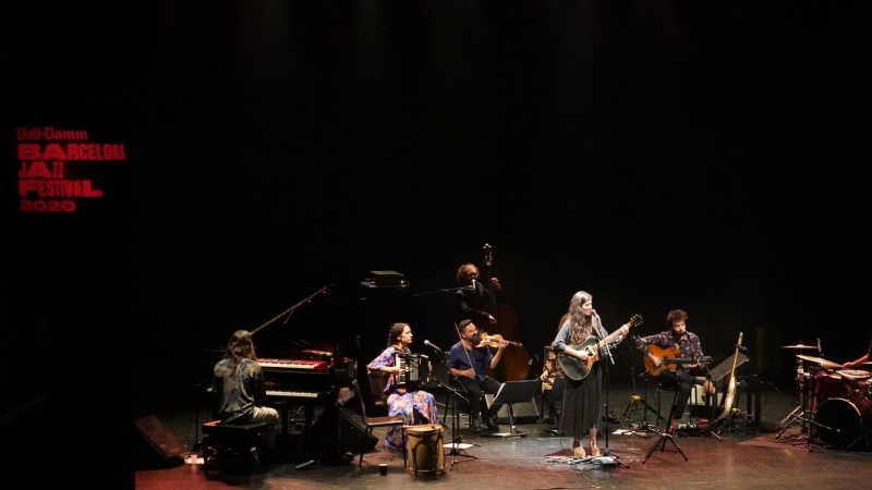 Una imatge del concert de Sílvia Pérez Cruz al Festival de Jazz de Barcelona.