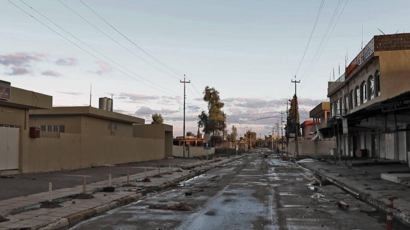La ciudad asiria de Teleskoff fue completamente abandonada durante la invasión del Estado Islámico, en 2014. Allí se fijó el frente.
