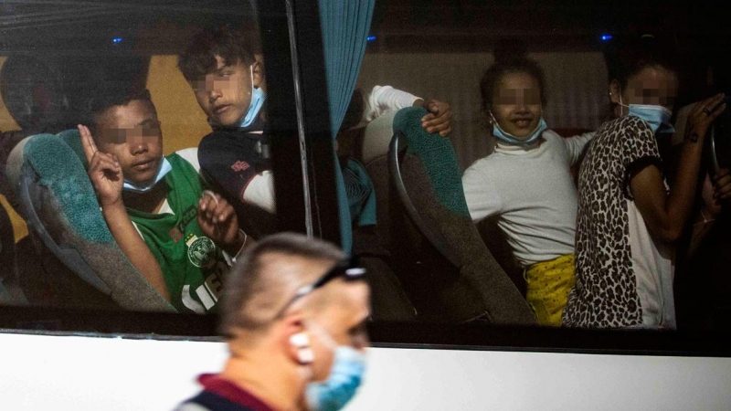Menores migrantes en Ceuta