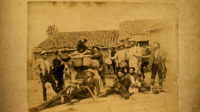 La granja de Meirás, en una fotografía de José Quiroga, padre de Emilia