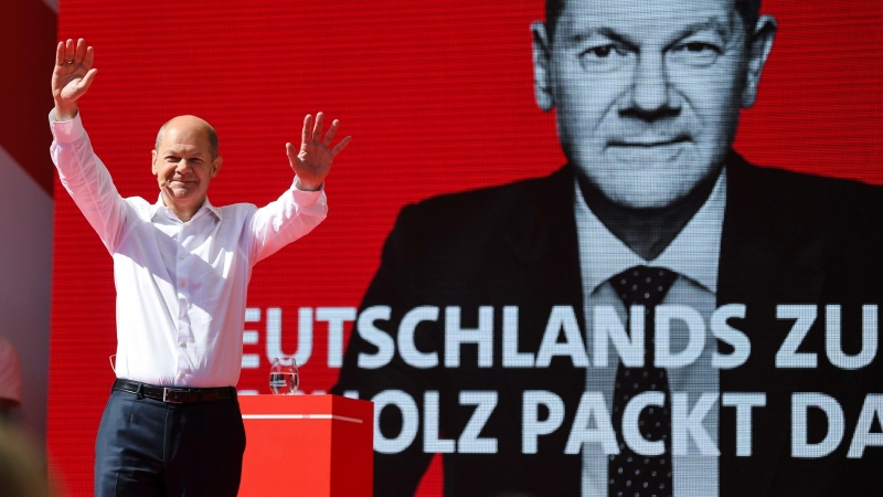 Olaf Scholz, candidato a canciller.
