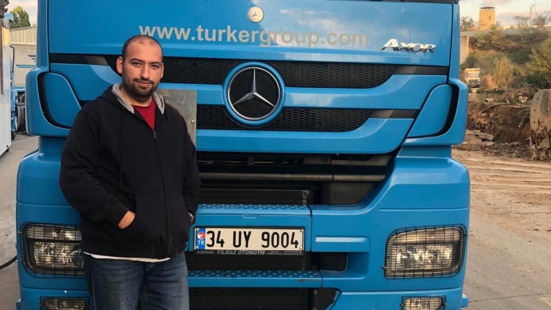 Ramazan, camionero turco.