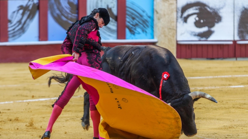 Foto de archivo. Un torero en el festival taurino de Málaga.