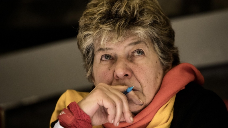 Susanna Camusso, la primera mujer secretaria general de la Cgil, en el cargo hasta el 2019, actualmente responsable de políticas internacionales y de género de la confederación.