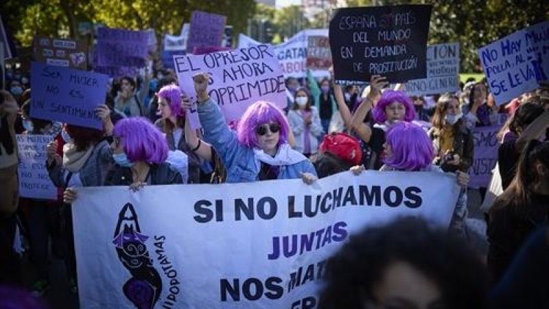 24/11/21. Se han convocado manifestaciones feministas por toda España con motivo del 25N