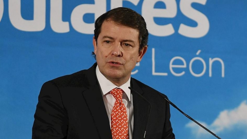 El presidente de la Junta de Castilla y León y presidente del PP en la comunidad, Alfonso Fernández Mañueco