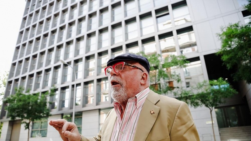 El comisario jubilado José Manuel Villarejo sale de declarar en la Audiencia Nacional, a 14 de junio de 2022, en Madrid.