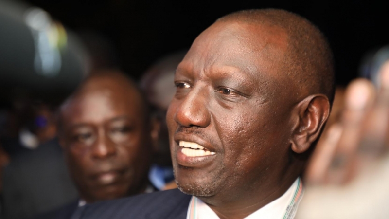 El ganador de las elecciones de Kenia, William Ruto, atiende a los medios en Nairobi, a 26 de julio de 2022.