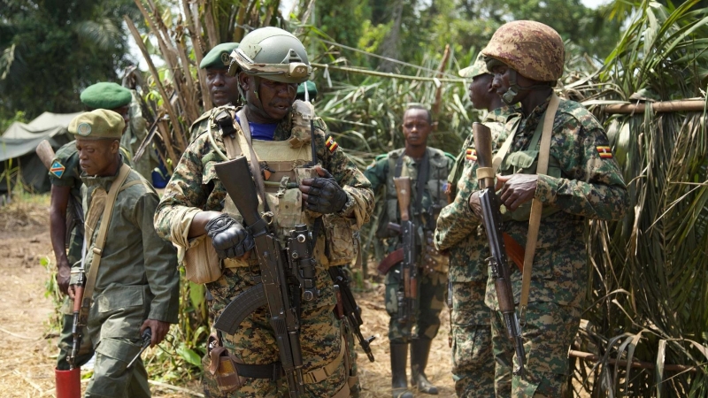 Soldados de República Democrática del Congo (RDC).