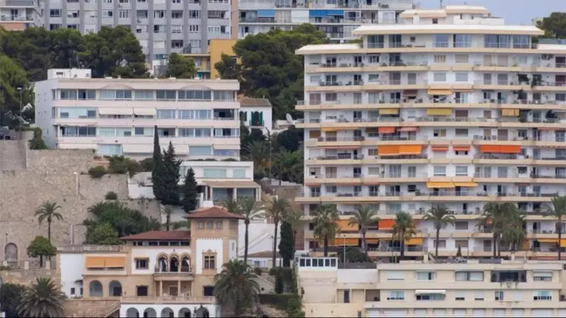 Imagen de archivo de varios edificios residenciales en Palma de Mallorca.