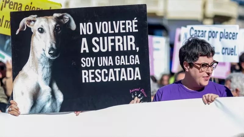 Manifestación de No a la Caza en Madrid