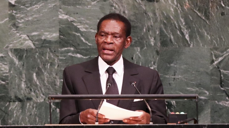 El presidente de Guinea Ecuatorial, Teodoro Obiang Nguema, en una imagen de archivo.