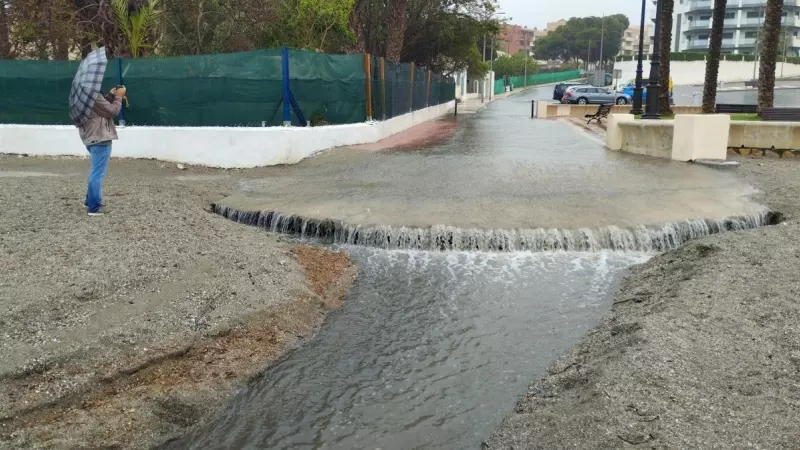 Temporal lluvia Almería