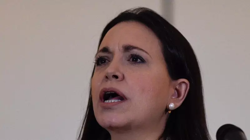 La candidata a la presidencia de Venezuela, María Corina Machado, a 29 de junio de 2018.