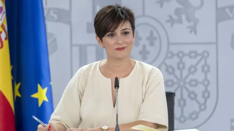 04/08/2023 Ministra Portavoz del Gobierno, Isabel Rodríguez durante una rueda de prensa