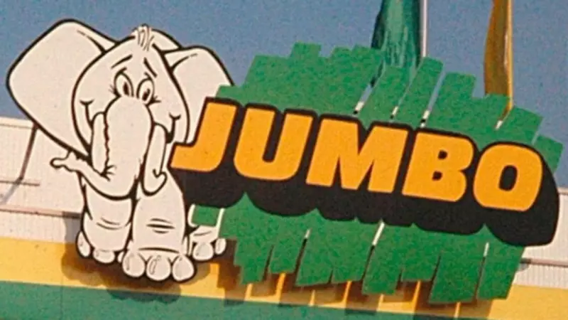 Antiguo logo del supermercado que patrocinó al equipo ciclista Jumbo-Visma.