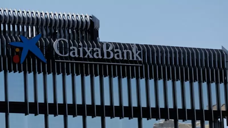 Fachada del edificio de CaixaBank, en Madrid. EUROPA PRESS/Eduardo Parra