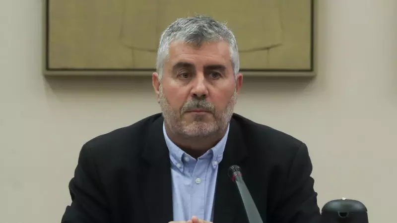El periodista Miguel Ángel Oliver comparece ante la Comisión Constitucional del Congreso, a 21 de diciembre de 2023.