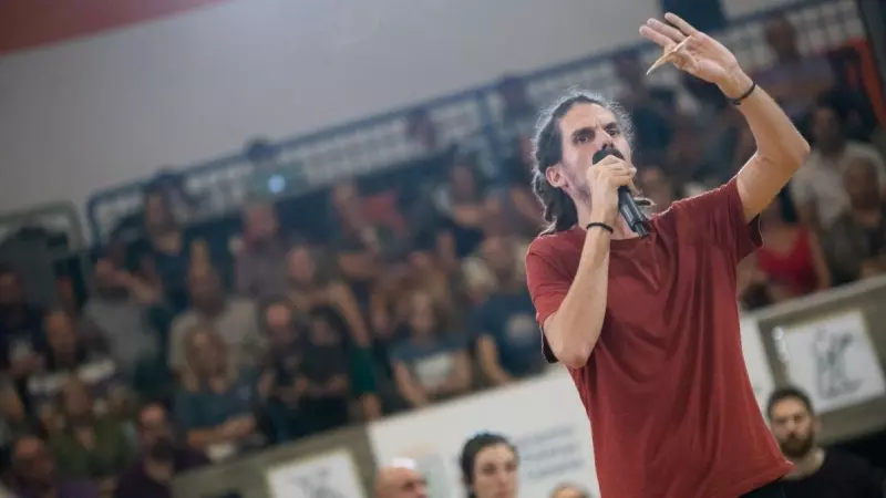 Alberto Rodríguez durante un acto de Unidas Podemos en Las Palmas de Gran Canaria, a 27 de octubre de 2019.