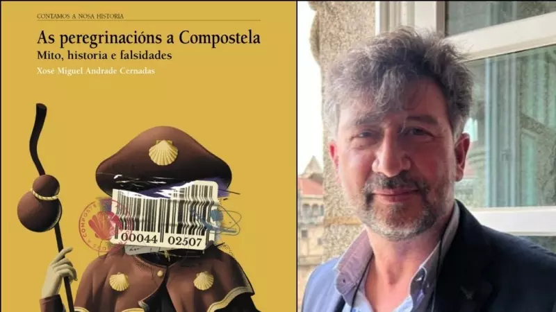 Xosé Miguel Andrade Cernadas, autor del libro 'As peregrinacións a Compostela'.