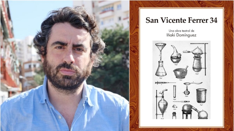 Iñaki Domínguez, autor de la obra teatral ‘San Vicente Ferrer 34’ (Vencejo), ambientada en un narcopiso de Malasaña.