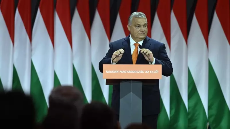 El presidente de Hungría, Viktor Orbán, en una rueda de prensa de noviembre de 2023.