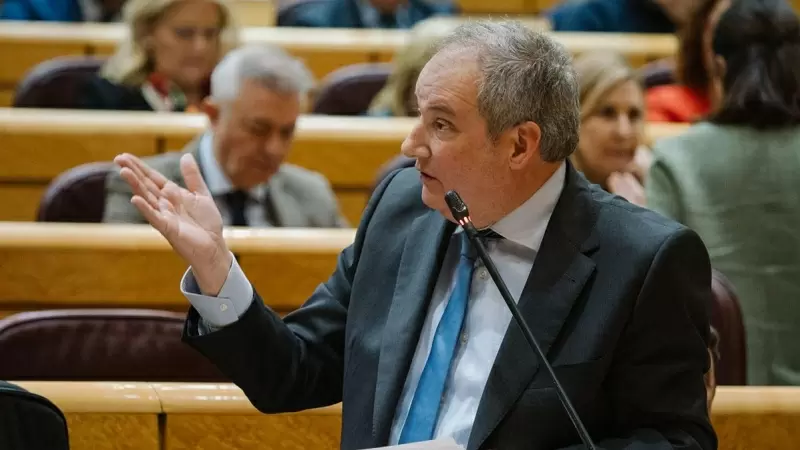 20/3/24 El ministro de Industria, Jordi Hereu, la semana pasada en el Senado.