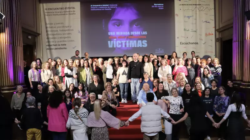 Imatge de la Trobada Estatal sobre Violència Vicària, celebrada a Barcelona
