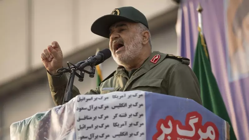 Foto de archivo del comandante en jefe de la Guardia Revolucionaria de Irán, el general Hosein Salamí.