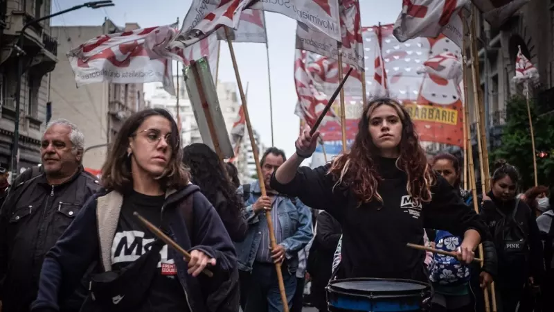 Trabajadores argentinos nueva huelga