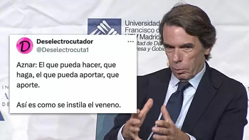 'El que pueda hacer algo que haga': la frase de Aznar contra Sánchez que ahora explica muchas cosas
