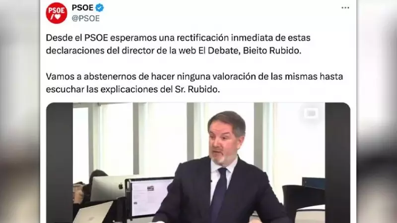 'Grave no, lo siguiente': el director de la web 'El Debate' dice que Sánchez va tener un final 'trágico'