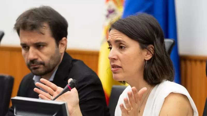 30/04/2024 La secretaria Política de Podemos, Irene Montero, en el Congreso de los Diputados, a 30 de abril de 2024.