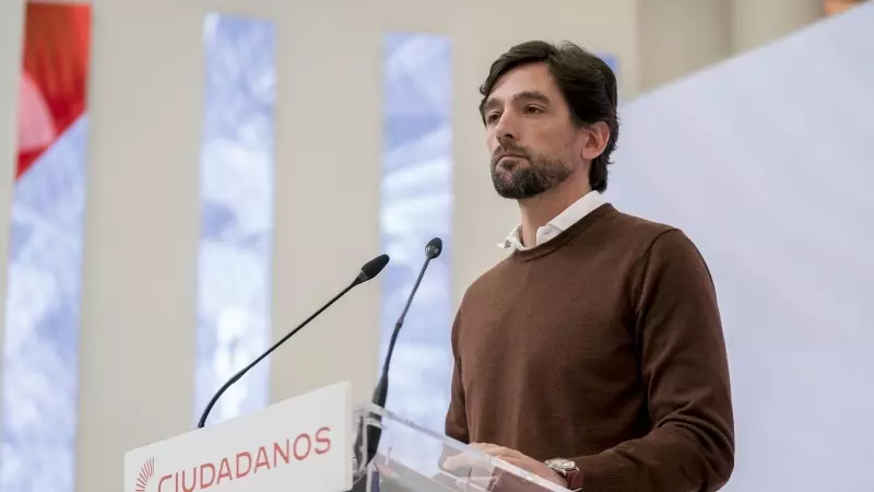 El eurodiputado de Ciudadanos, Adrián Vázquez. E.P./A. Pérez Meca