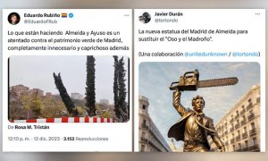 "Esto es lo que nos espera: tala, chiringuito, tala": nuevo arboricidio de Almeida y Ayuso en Madrid