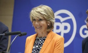 La presidenta del PP de Madrid, Esperanza Aguirre.- EP