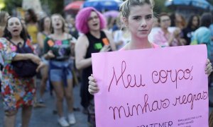 Una protesta de mujeres en Río de Janeiro. REUTERS