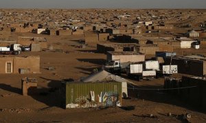 Campo de refugiados de saharauis en Tinduf, al sur de Argelia. / REUTERS / ZOHRA