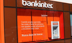 Oficina de Bankinter en Madrid. E.P.