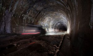 El túnel de La Engaña.- EFE