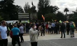 Reciben a gritos de "fascista" a Ortega Smith en Pontevedra