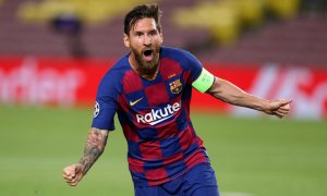 Leo Messi en un partit de la darrera temporada. FC BARCELONA