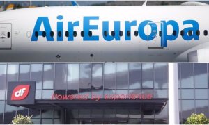 Avión de Air Europa y sede de Duro Felguera. E.P.