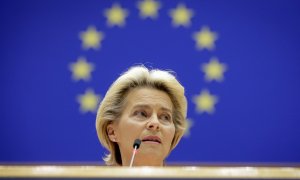 La presidenta de la Comisión Europea, Ursula von der Leyen. REUTERS/Olivier Hoslet