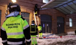 Bomberos de Madrid continúan con el saneamiento de cubiertas