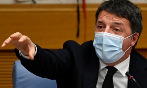 13/01/2021. Matteo Renzi en una rueda de prensa en Roma. - Reuters